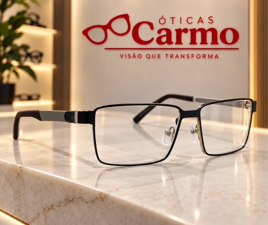 Armação Metal Masculina — Óticas Carmo Umuarama